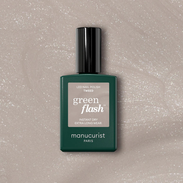 Vernis Green Flash Tweed - Manucurist
