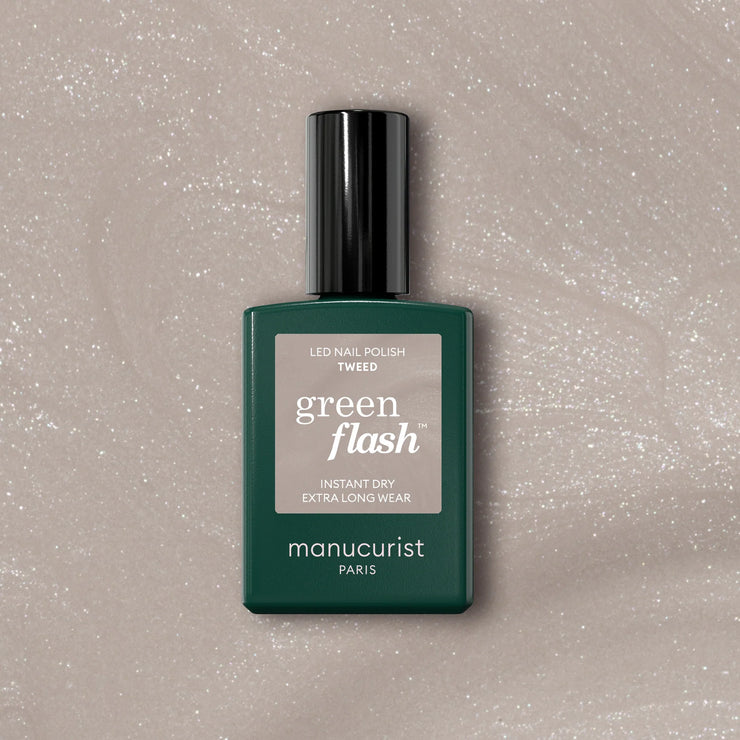 Vernis Green Flash Tweed - Manucurist