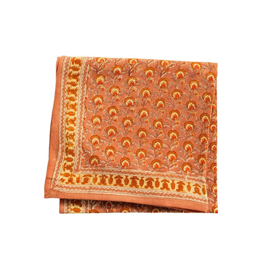 Foulard imprimé “fleurs indiennes” Victorian Macaron