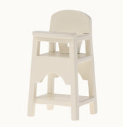Chaise haute 7 cm bois crème - Maileg