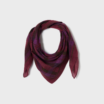 Foulard 100% laine - Violette - Billybelt