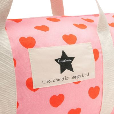 Sac de bowling motif coeurs - Ratatam