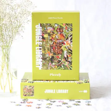 Puzzle Jungle Library - 1000 Piéces - Piecely