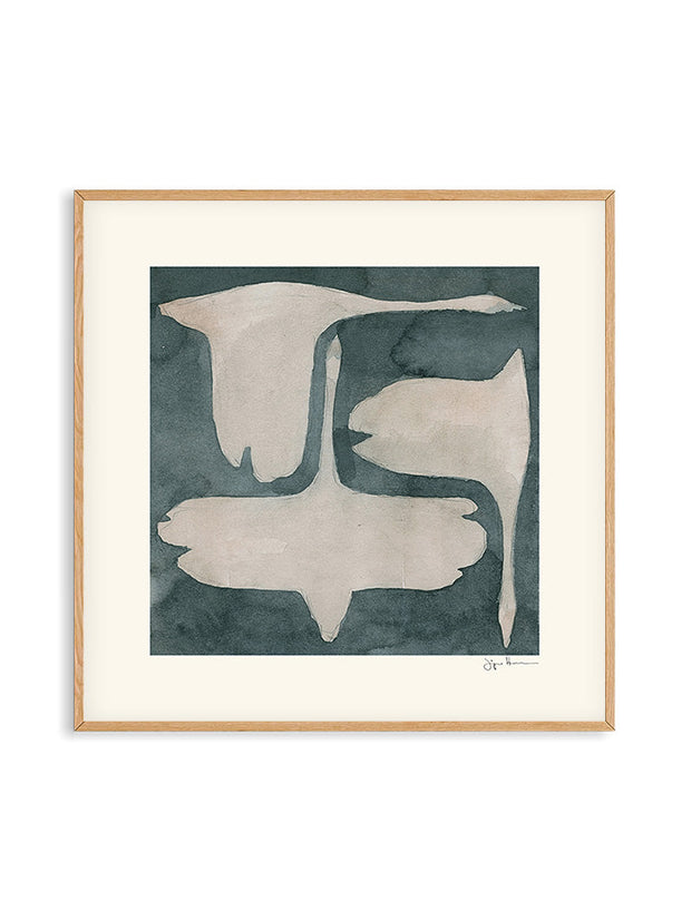 Affiche 50x50 - Jorgen Hansson - The Swan III