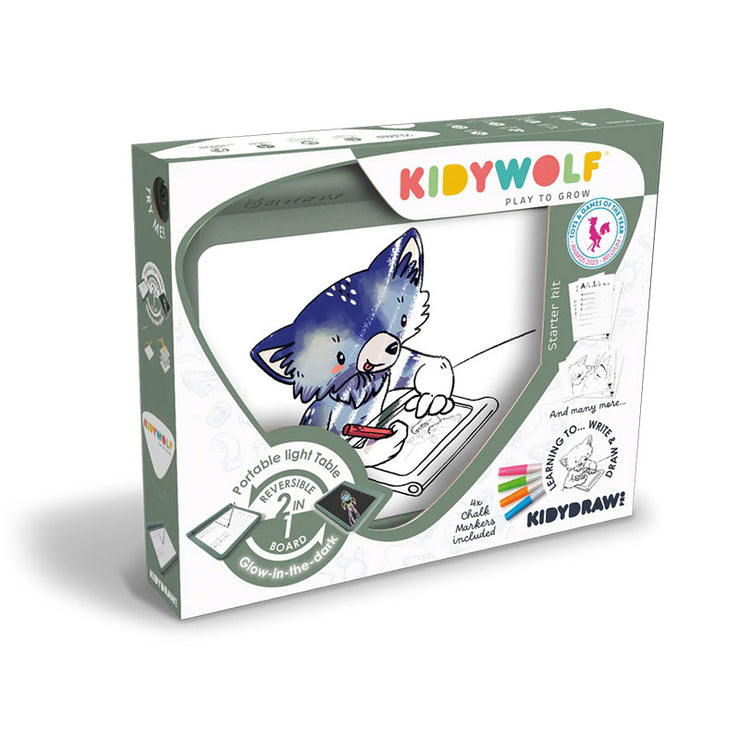 Table lumineuse nomade 2 en 1 - Kidywolf