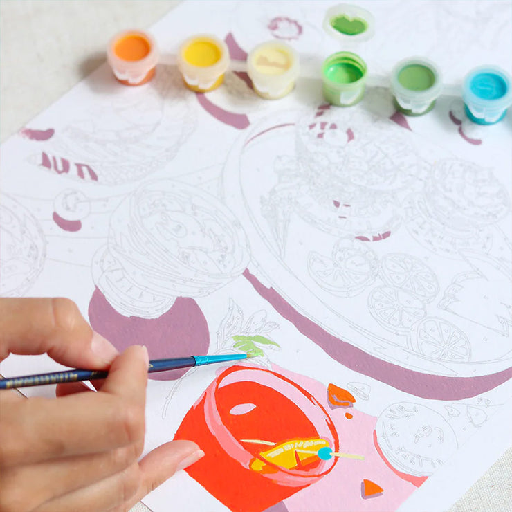 Kit de Peinture au Numéro « Summer Dreams » - La Petite Épicerie