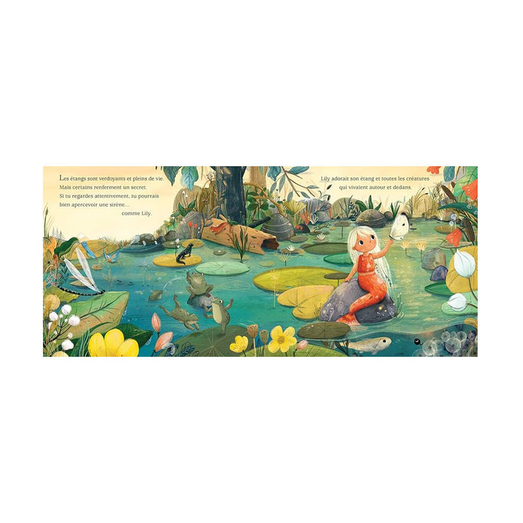 Livre Lily la sirène de l'étang - Kimane