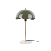 Lampe à Poser Waved Dome Jungle Green - Present Time