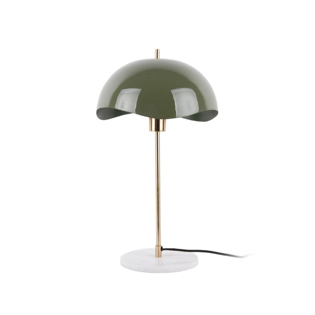 Lampe à Poser Waved Dome Jungle Green - Present Time