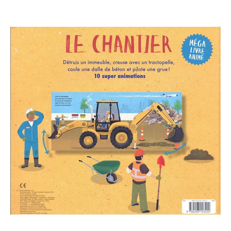 Livre animé le Chantier - Casterman