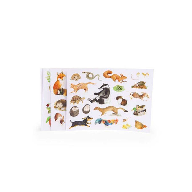 100 stickers le jardinier- Moulin Roty