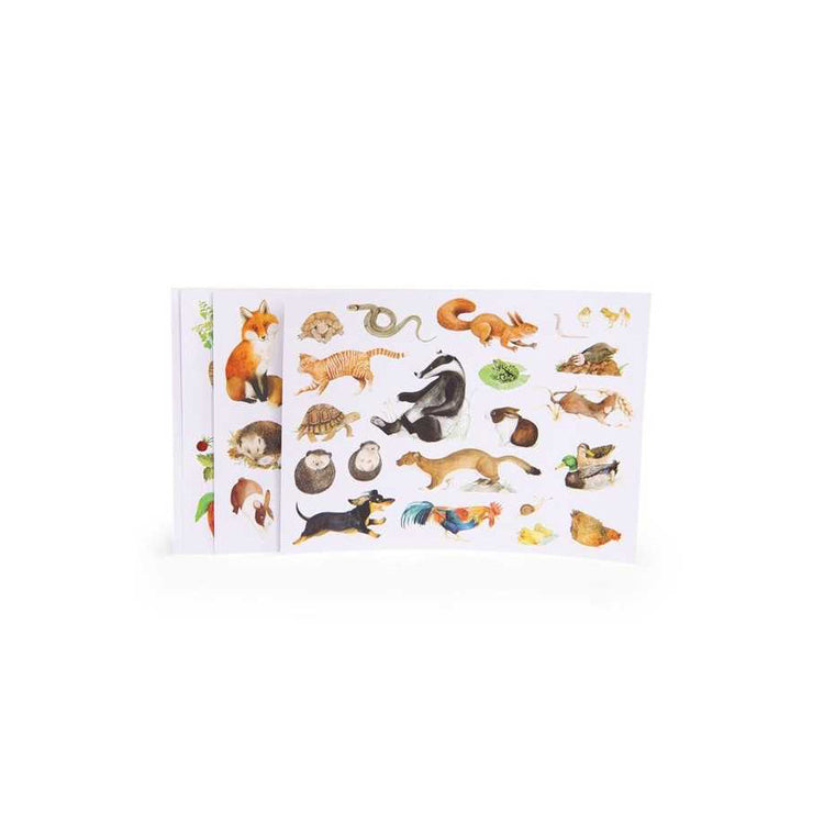 100 stickers Nature - Moulin Roty