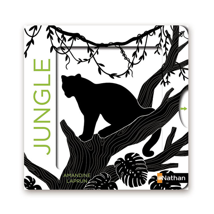 Livre Noir et blanc Jungle - Nathan