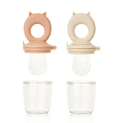 Grignoteuse à fruit tuscany rose/ Apple blossom - Liewood
