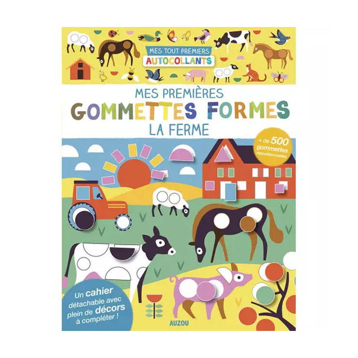 Cahier - Mes premières gommettes - la ferme - AUZOU
