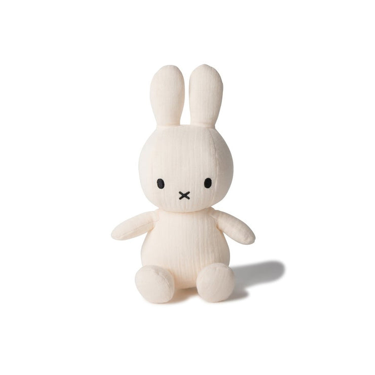 Miffy en mousseline crème 23 cm - Bon Ton Toys