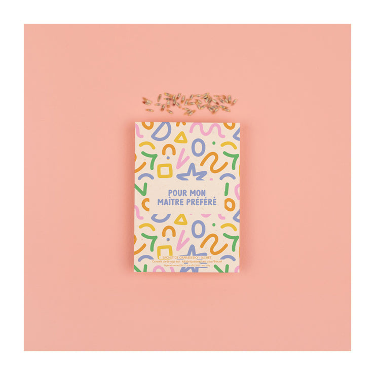 Pour mon maître préféré - La fabrique à sachets