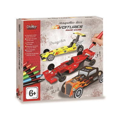Maquette déco Voitures de course - Crealign