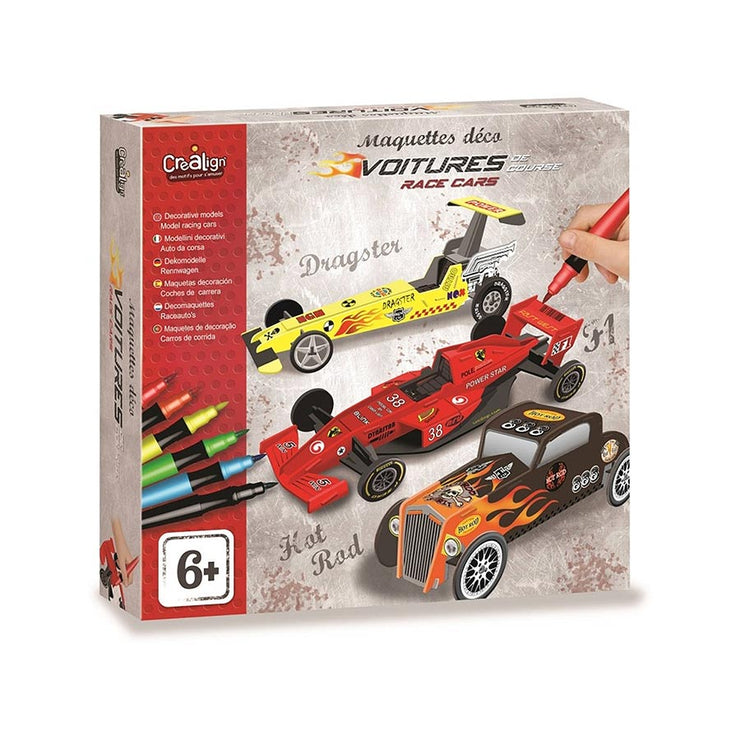 Maquette déco Voitures de course - Crealign