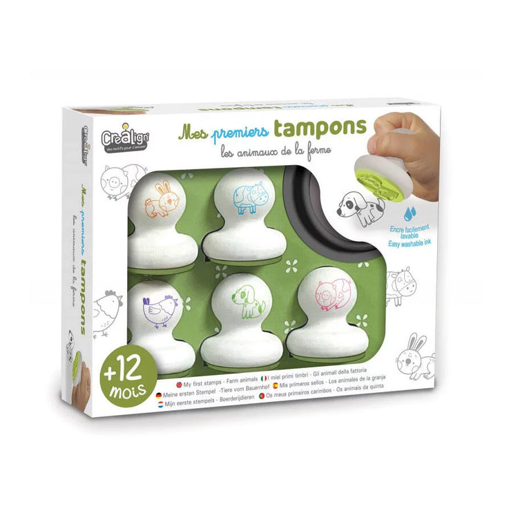 Mes premiers tampons animaux de la ferme - Crealign
