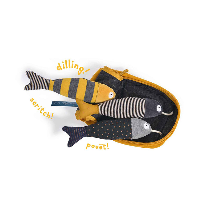 Boite sardine d'activités Les Moustaches - Moulin Roty