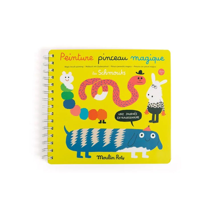 Peinture pinceau magique les schmouks - Moulin Roty