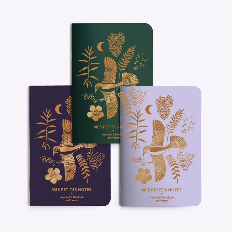 TRIO PETITS CARNETS - LIBERTE - Les éditions du Paon