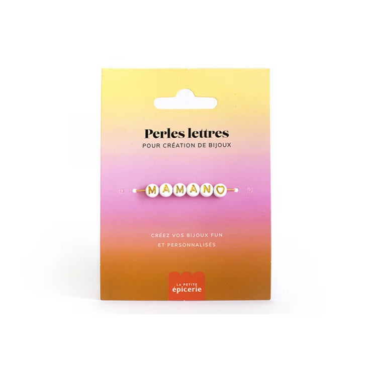 Perles lettres Maman - La petite épicerie