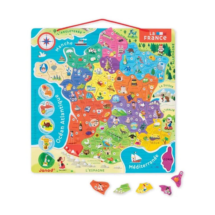 Puzzle France magnétique - Janod