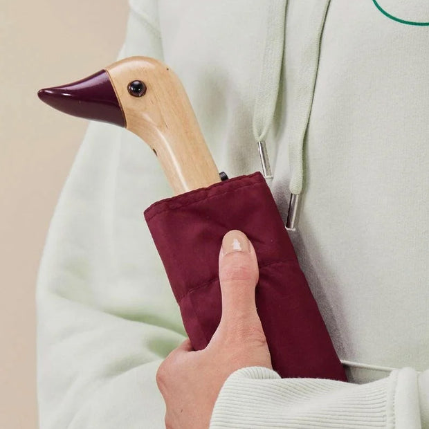 Parapluie Compact Canard Cerise - Original Duckhead