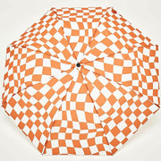 Parapluie Compact Canard Damier Terracotta - Original Duckhead