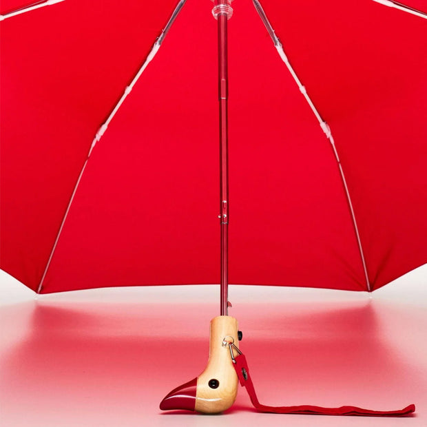 Parapluie compact rouge - Original Duckhead