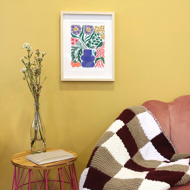 Kit de Peinture au Numéro "Cottage Flower" - La Petite Epicerie