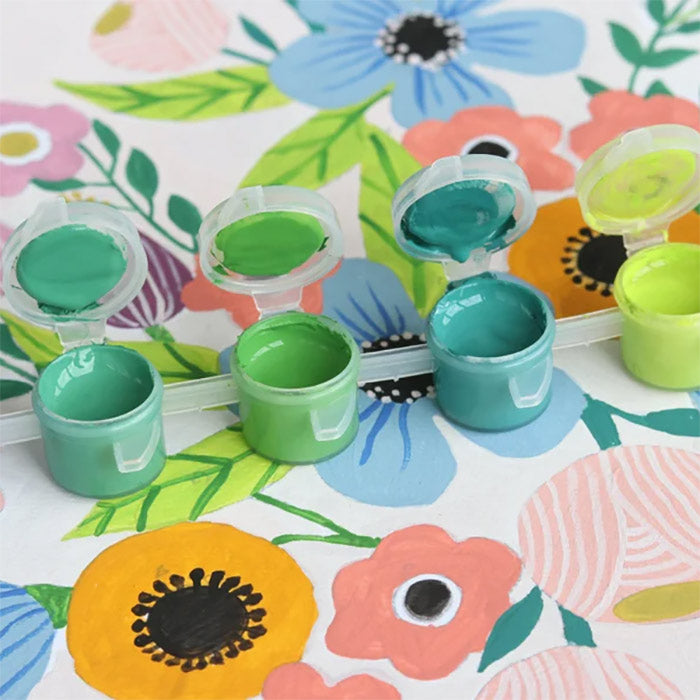 Kit de Peinture au Numéro "Flowers" - La Petite Epicerie