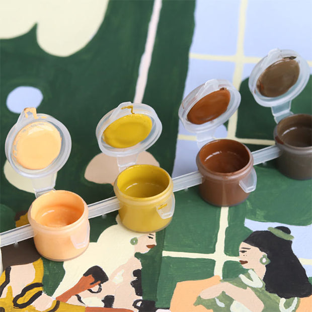 Kit de Peinture au Numéro "Coffee Shop" - La Petite Epicerie
