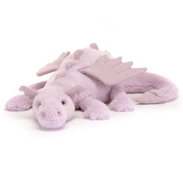 Peluche dragon jellycat - lavender large