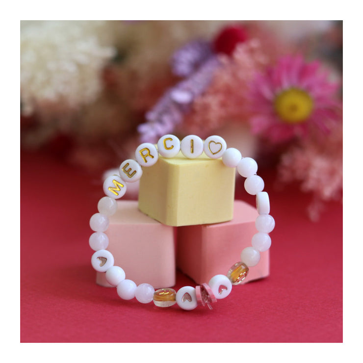 Perles lettres Merci - La petite épicerie