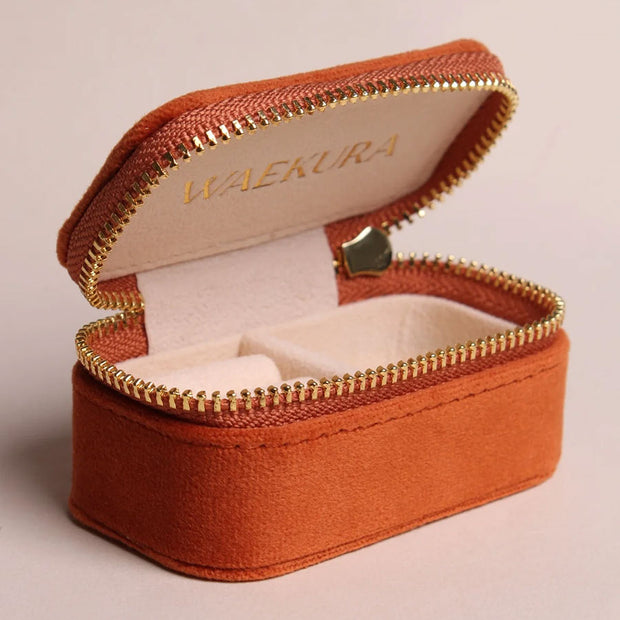 Petite boîte à bijoux de voyage - Terracotta - Waekura
