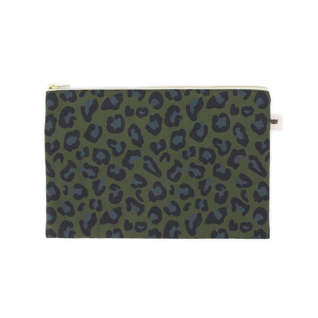 Pochette Lili Léopard Olive - Rose in April