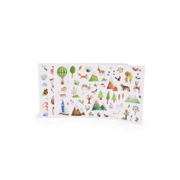 154 stickers l'explorateur - Moulin Roty