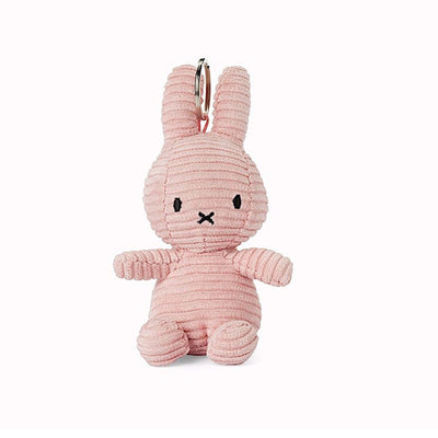 Porte clé Miffy velours côtelé rose