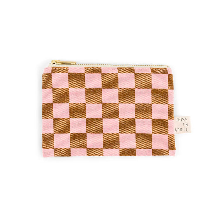Porte Monnaie Marie Damier strawberry caramel - Rose in April