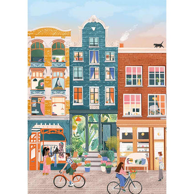 Puzzle Nine Streets Amsterdam - 500 pièces - Pieces and Peace