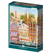 Puzzle Barcelona - 1000 pièces - Pieces and Peace