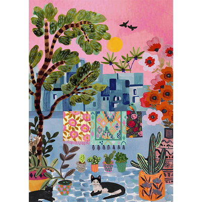 Puzzle Chefchaouen Cats - 1000 pièces