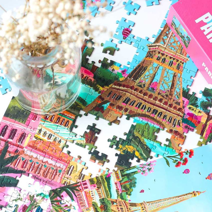 Puzzle d'été parisien, 1000 pièces - Piecely