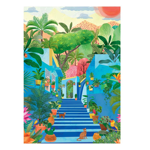 Puzzle Paradis Bleu -  1000 pièces - Pieces & Peace