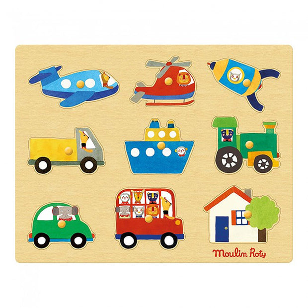 Le puzzle des transports - Moulin Roty