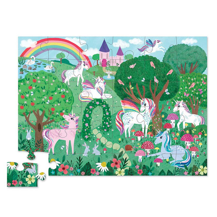 Maxi puzzle Jardin de Licornes - Crocodile Creek