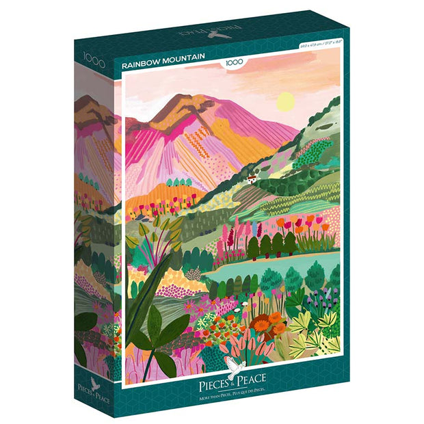 Puzzle Rainbow Mountain - 1000 pièces